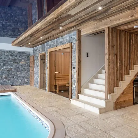 Villa Manteau De Neige - 14 Pers - Pool Spa Sauna & Lake View *