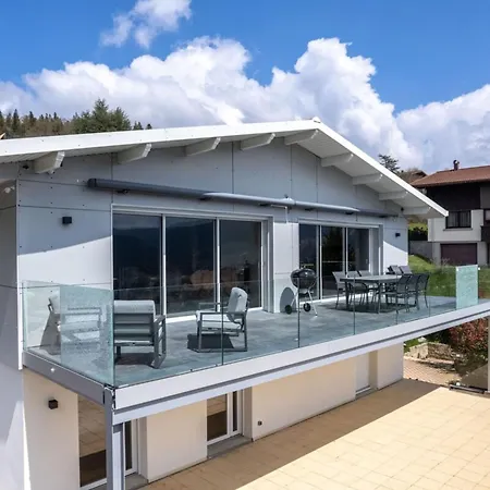 Villa Manteau De Neige - 14 Pers - Pool Spa Sauna & Lake View Tatil Evi *